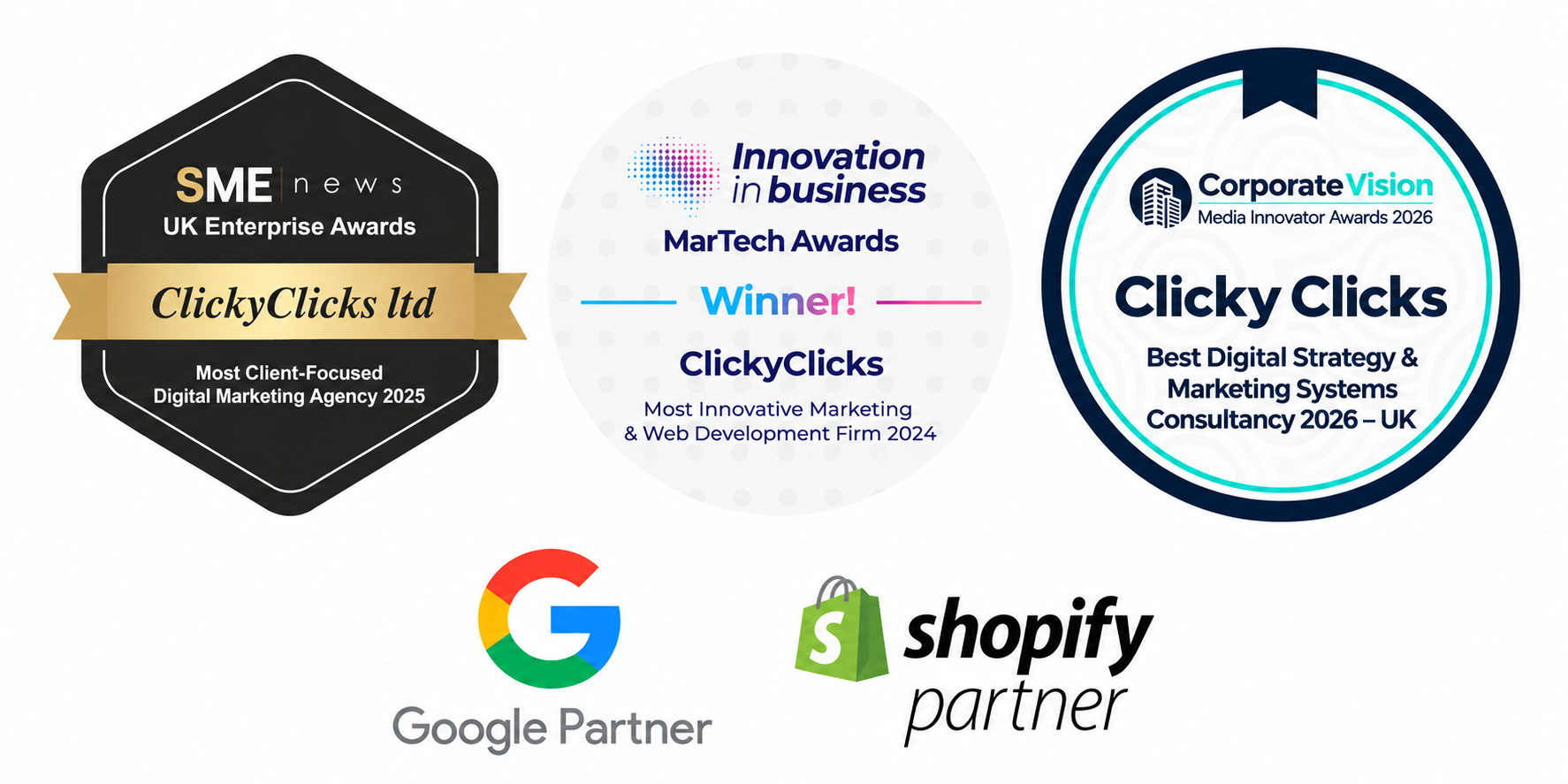 Corporate Vision Media Innovator Awards 2026 — Clicky Clicks